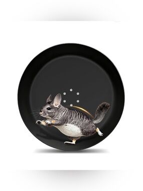 15” Aluminum Chinchilla Exercise Wheel Silent Ultra-Quiet Black HIGH QUALITY!